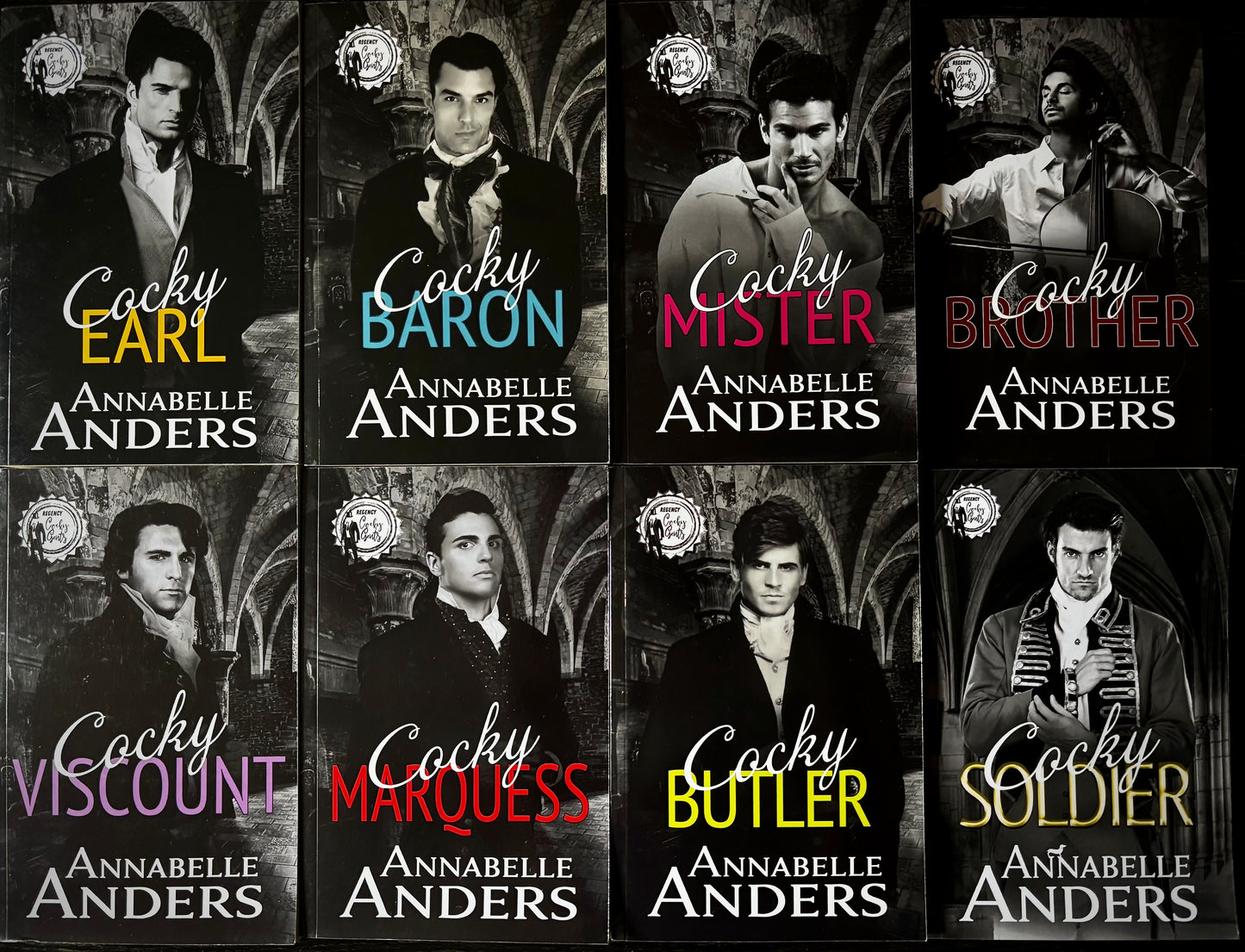 Regency Cocky Gents Series - Original Cover Paperback Set